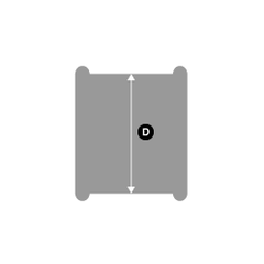 It is best recommended that you use a caliper when measuring ear plugs. Hold the plug flat or perpendicular to the caliper or ruler. Close the jaws of of the caliper around the thickest part of the plug to measure the wearable length or gauge. For double flared plugs, measure from flare tip to flare tip and for single flared plugs, measure from o-ring to flare tip.