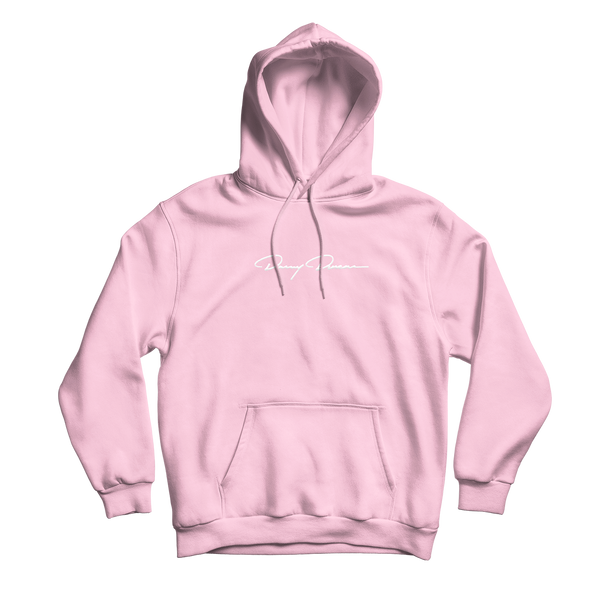 pink hoodie