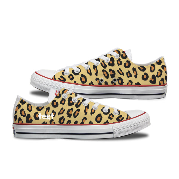 ladies converse leopard print