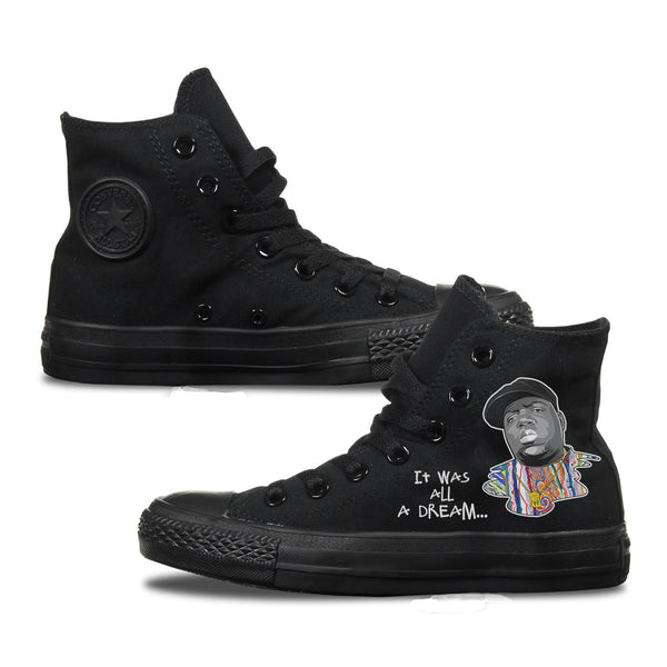 black converse custom