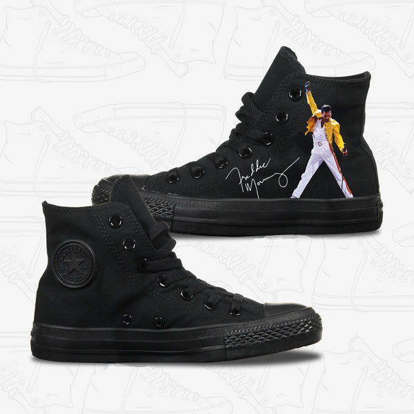 Converse Custom Freddie Mercury Adult Shoes | Bump – Bump Shoes