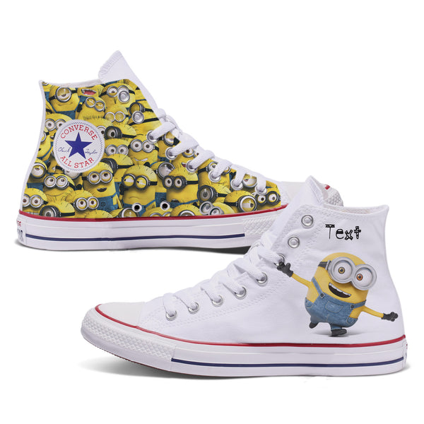 Minions Kids Custom Converse Shoes 