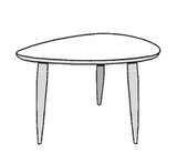 Pebble Table | White
