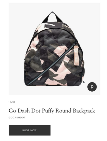 Puffy Round Backpack