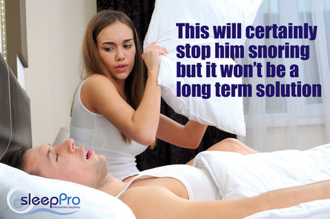 The problem couples face from snoring