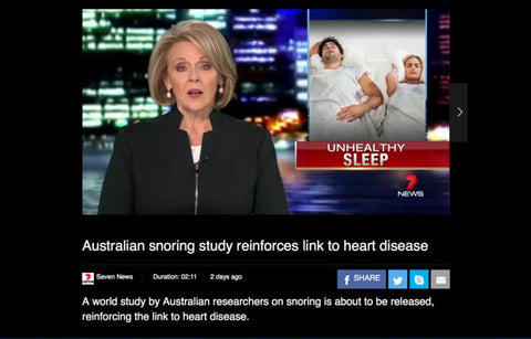 Snoring is making the News everywhere as a growing problem