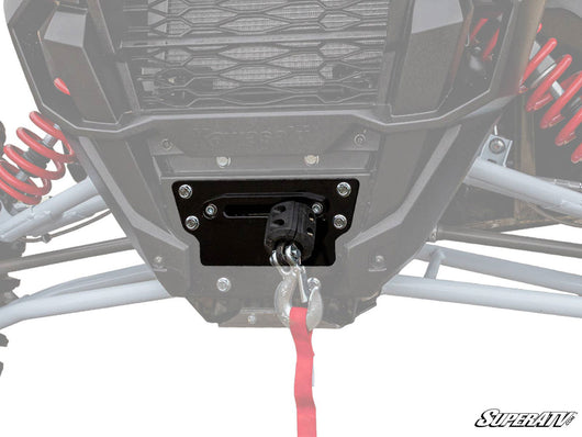 KAWASAKI TERYX KRX WINCH MOUNTING PLATE (2020-2023) - WWW.GOINGDEEPSNORKELS.COM