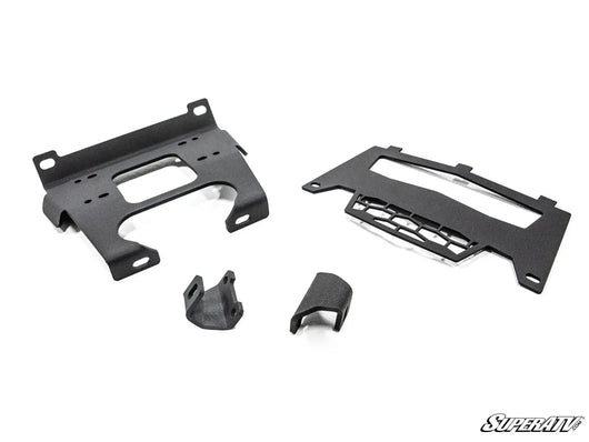 POLARIS RZR S 1000 WINCH MOUNTING PLATE (2016-2020) - WWW.GOINGDEEPSNORKELS.COM