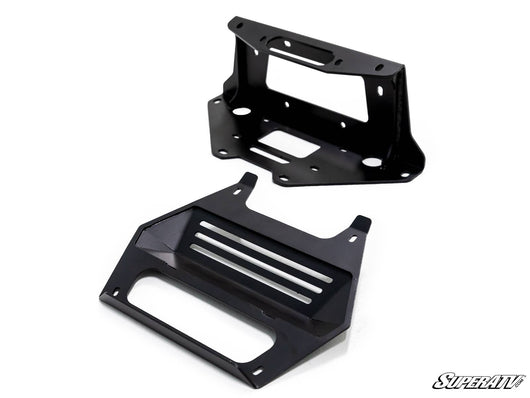 POLARIS RZR PRO XP WINCH MOUNTING PLATE (2020 +) - WWW.GOINGDEEPSNORKELS.COM