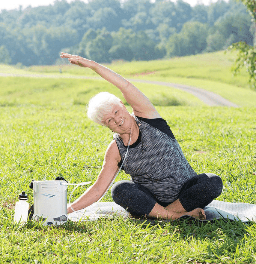 Caire Freestyle Comfort Portable Oxygen Concentrator.