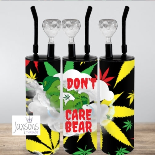 Don't care bear 20oz cold smoke hookah tumbler