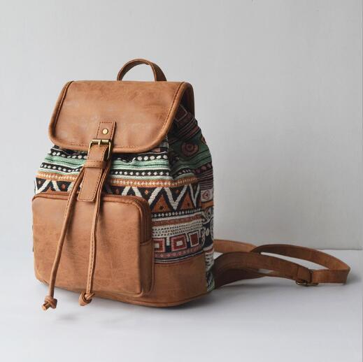 boho mini backpack