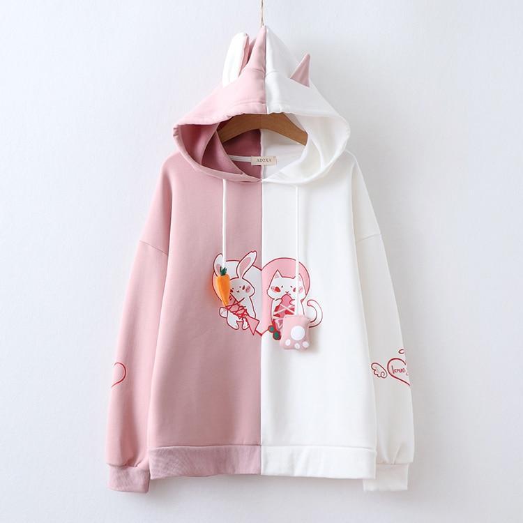 cute japanese hoodies
