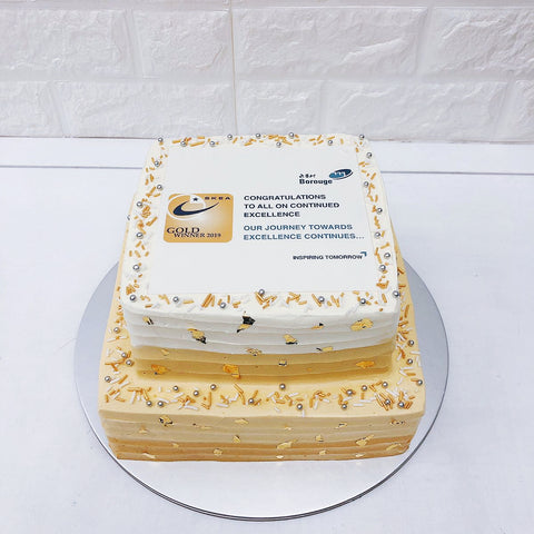 Corporate Anniversary Cakes with Company Logo