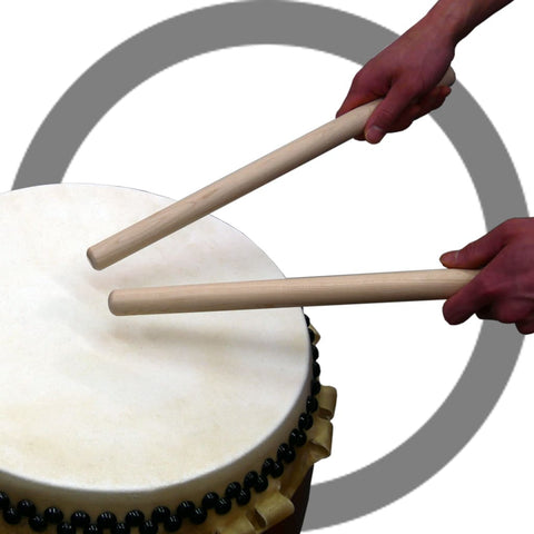 Edge Part of Bachi Hits Center of Drum-head