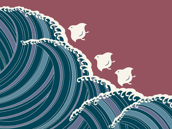 Wave and Birds