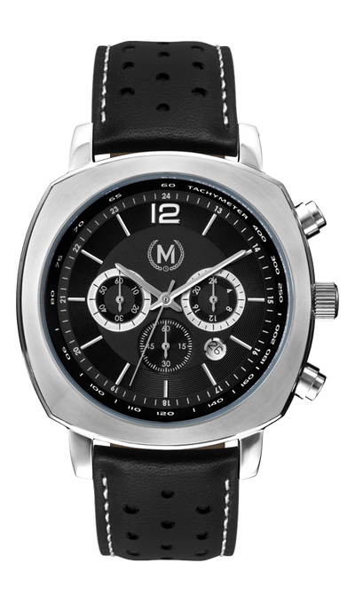 GRANDSPORT CHRONOGRAPH, BLACK STRAP (COMING SOON) - Marchand Watch Company