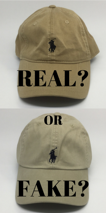 Spotting fake Ralph Lauren caps - Style Up
