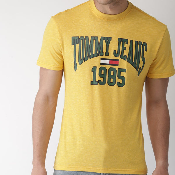 tommy jeans yellow shirt