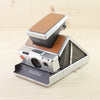 Polaroid SX-70 Chrome/Tan Exc+ In Case - West Yorkshire Cameras