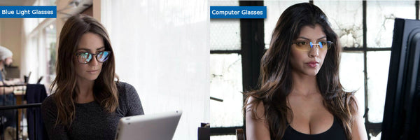 Computer glasses vs blue light blocking glasses