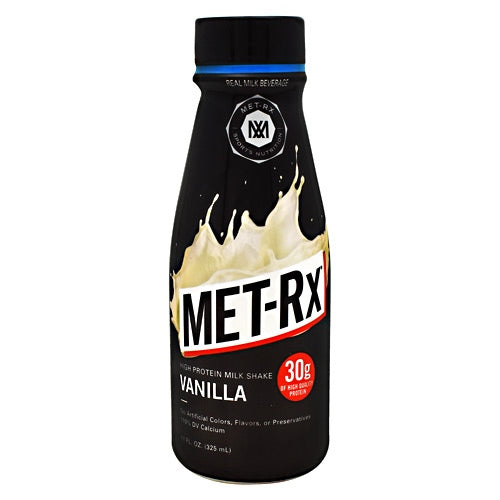 MET-Rx High Protein Milk Shake RTD - Vanilla - 12 Bottles - 10786560673003
