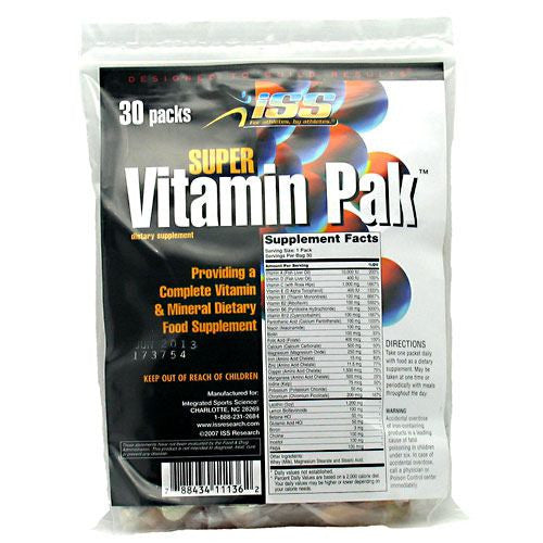 ISS Super Vitamin Pak - 30 ea - 788434111362