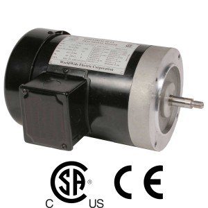 Worldwide Jet Pump Three-Phase Motor 3/4 HP 3600 RPM 56J Frame