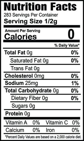 Oh my spice Everything Seasoning nutrition facts ingredients