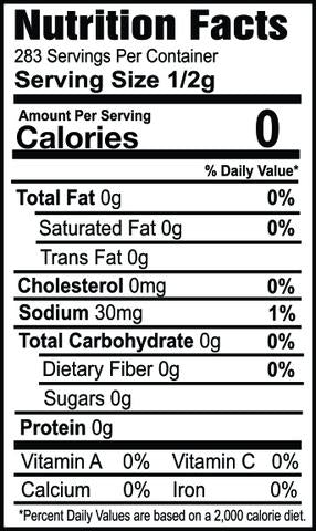 Oh my spice lemon pepper dill nutrition label ingredients