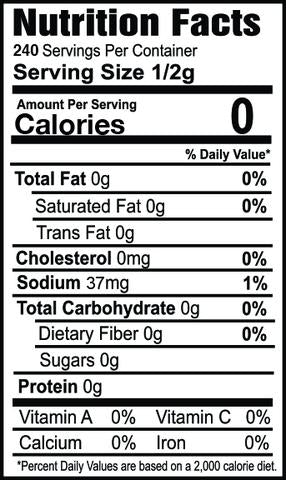 oh my spice zesty ranch flavor topper seasoning with protein nutrition label facts ingredients