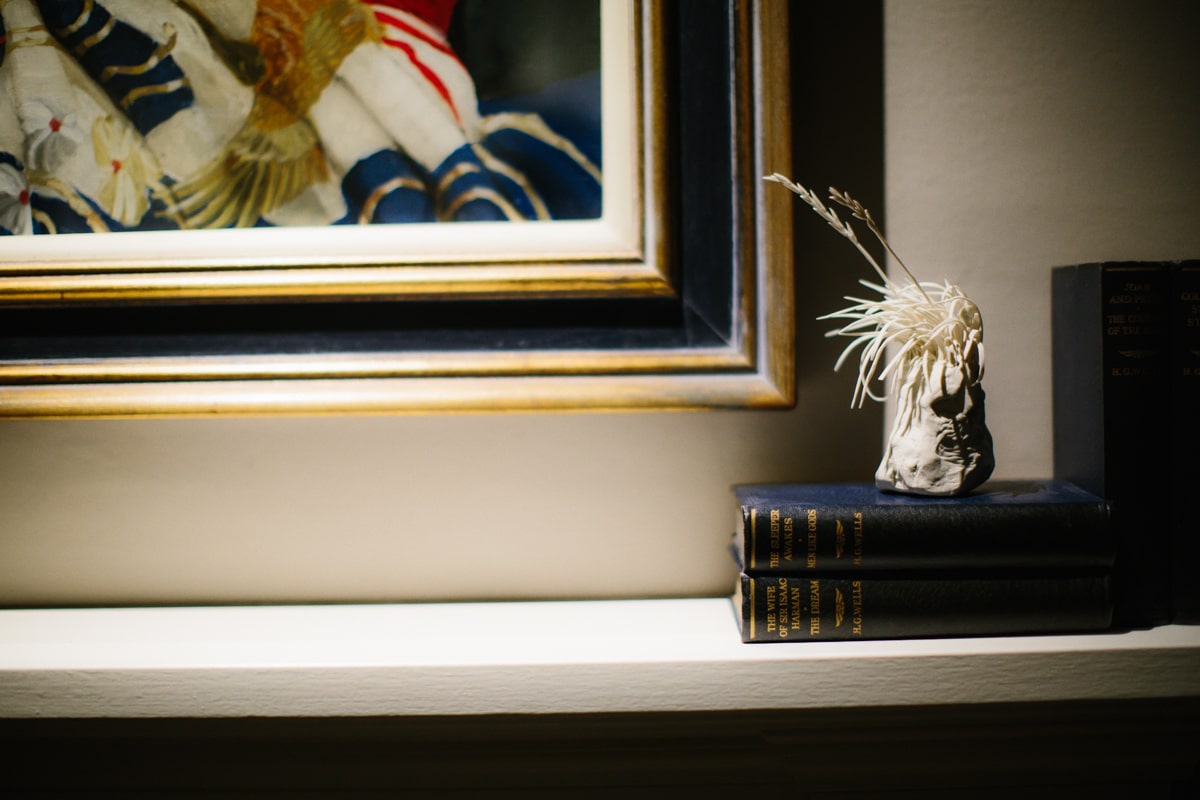 Windswept Turf ceramic sculpture by Katie Spragg for AUTHOR's collections of British-made home accessories