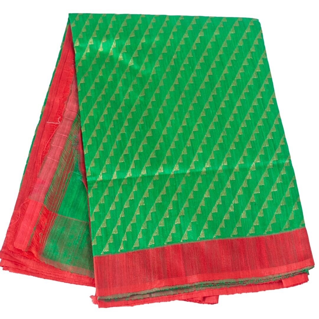 Pure silk handloom Benarasi Saree - Green | | Chiro's By Jigyasa