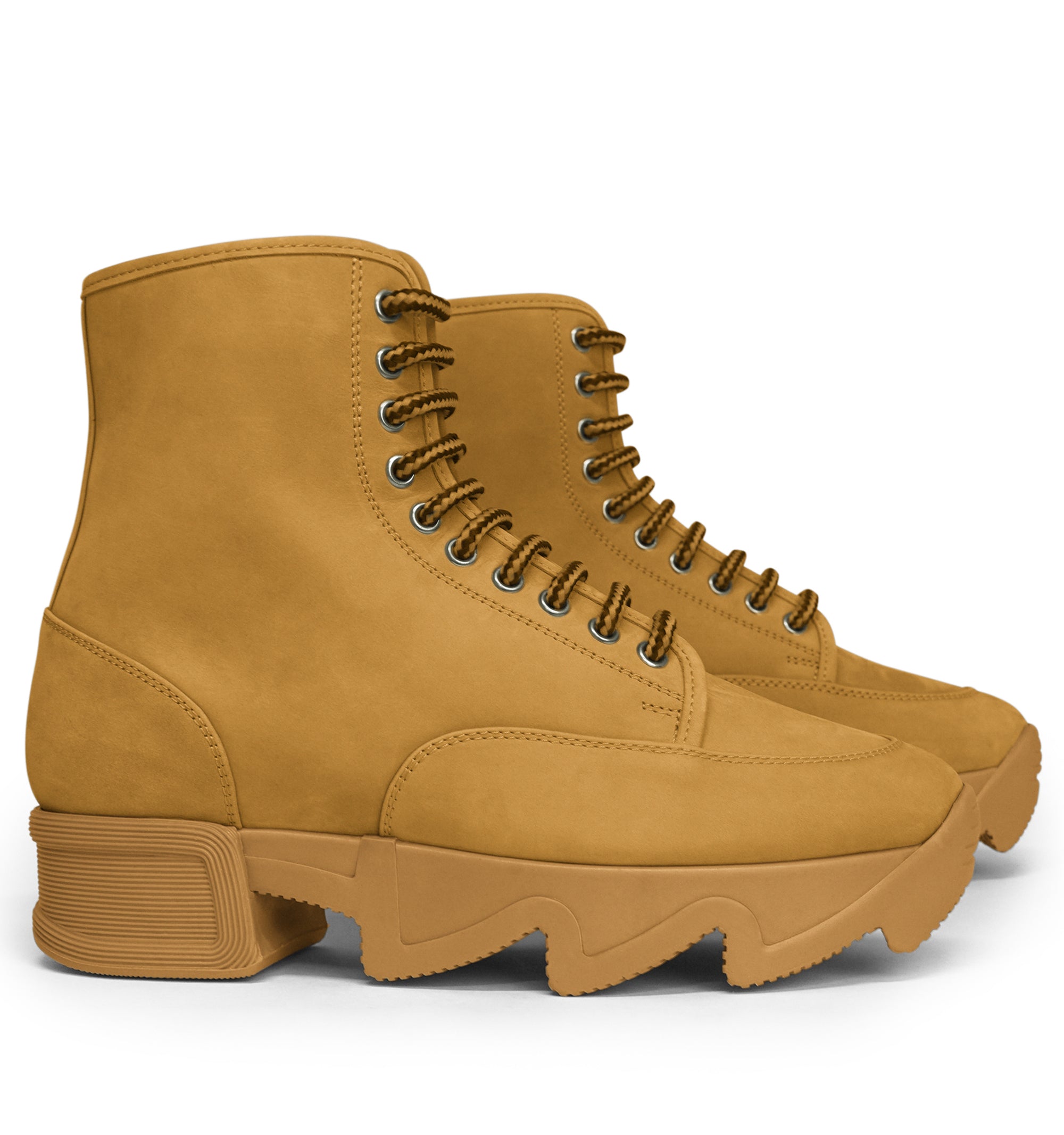 Unisex Tan Nubuck Leather Boot – iRi