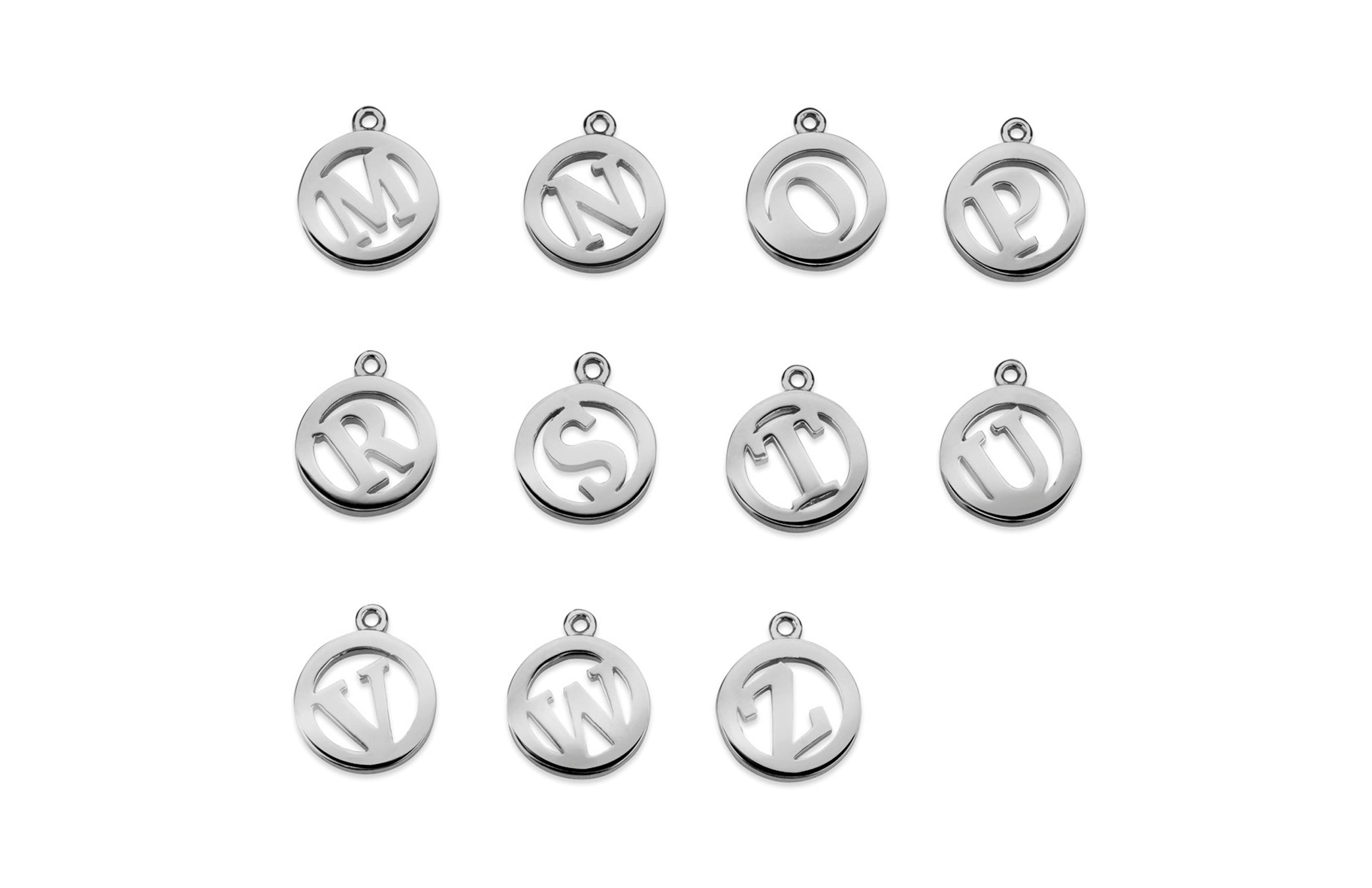 Luke Rose Jewellery silver me and my initials