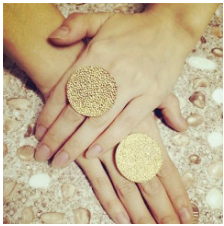 Coin Shaped Rings Online