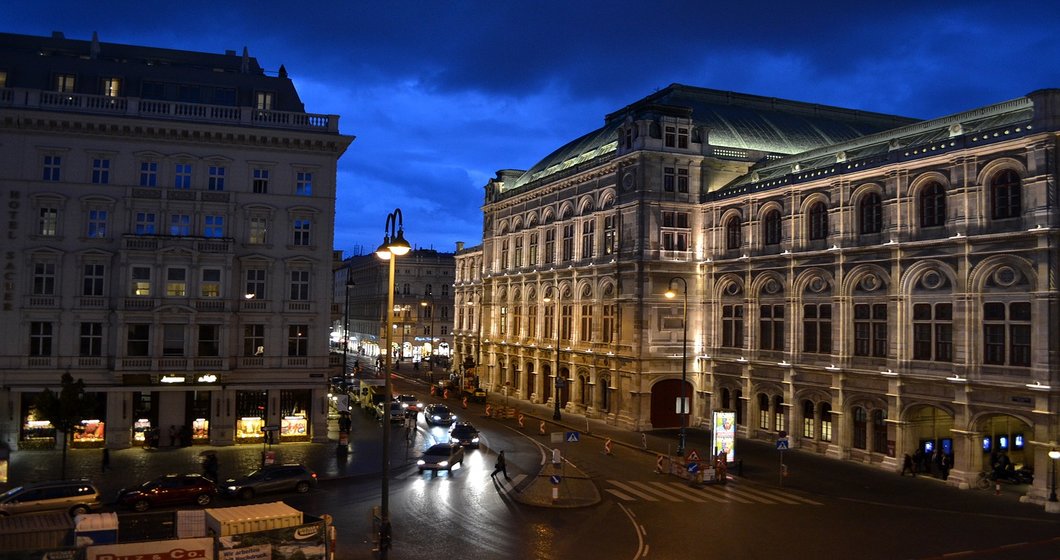 Vienna Opera at Night