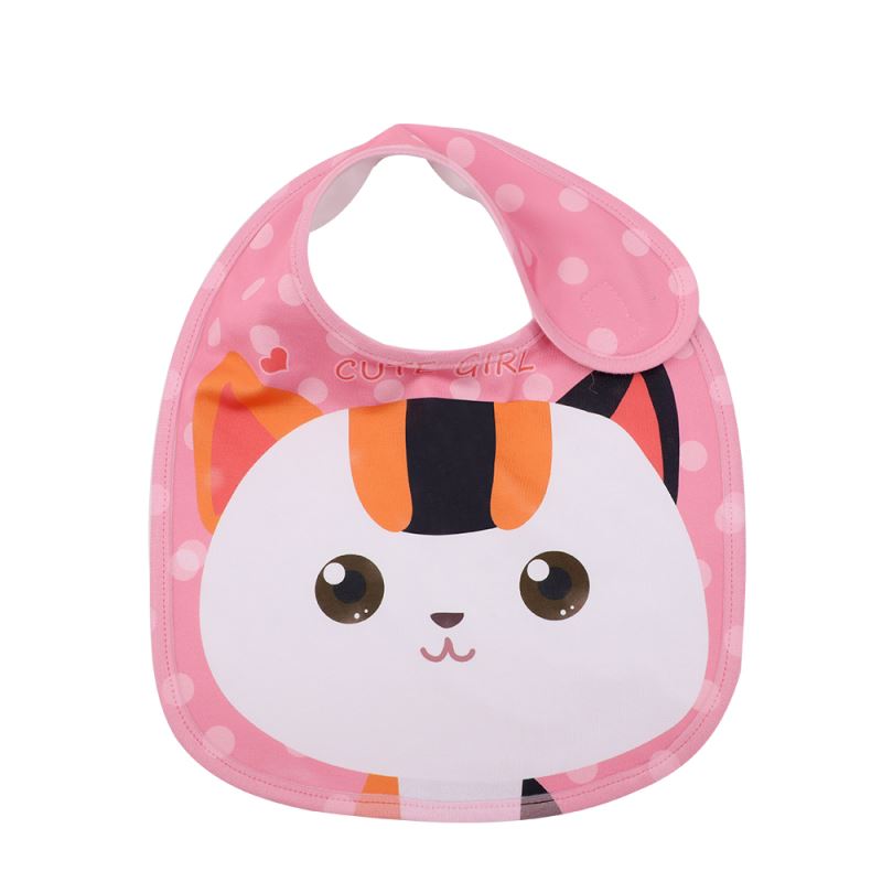 Baby Bib-Pink-Dual Layer - 250pcs