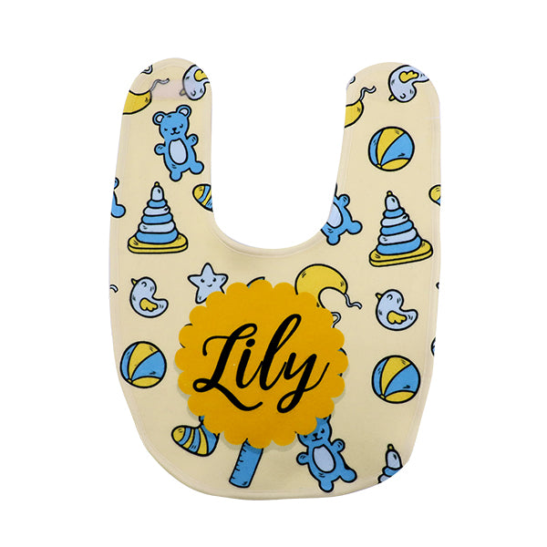 Baby Bib-Fleece White -50pcs