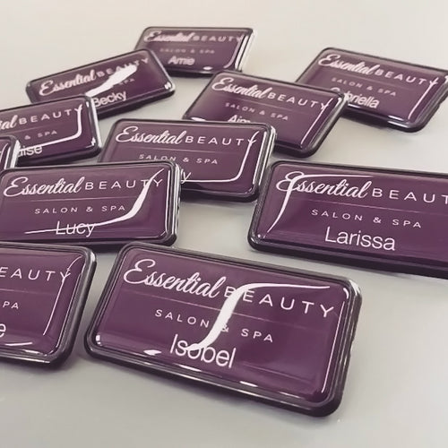 Salon and Spa Name Badges