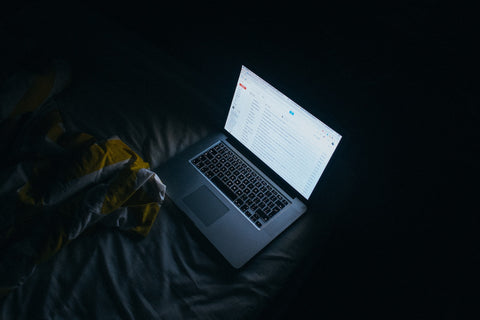 Blue Light from laptop - Improve your light improve your sleep