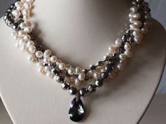 Vintage pearl necklace from The Story of Love