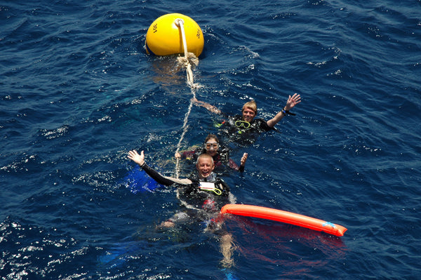 Dive Finger Reel Spool 4' Safety Scuba Diving Diver SMB Surface Marker Buoy 