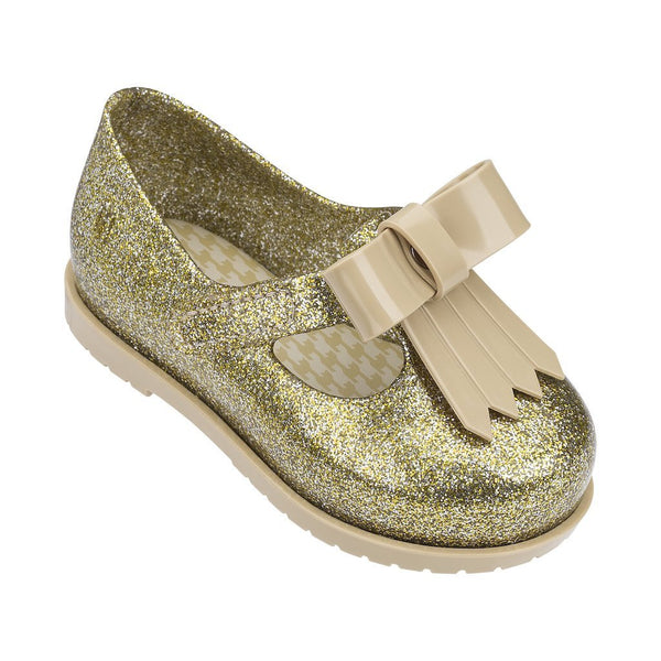 gold mini melissa shoes