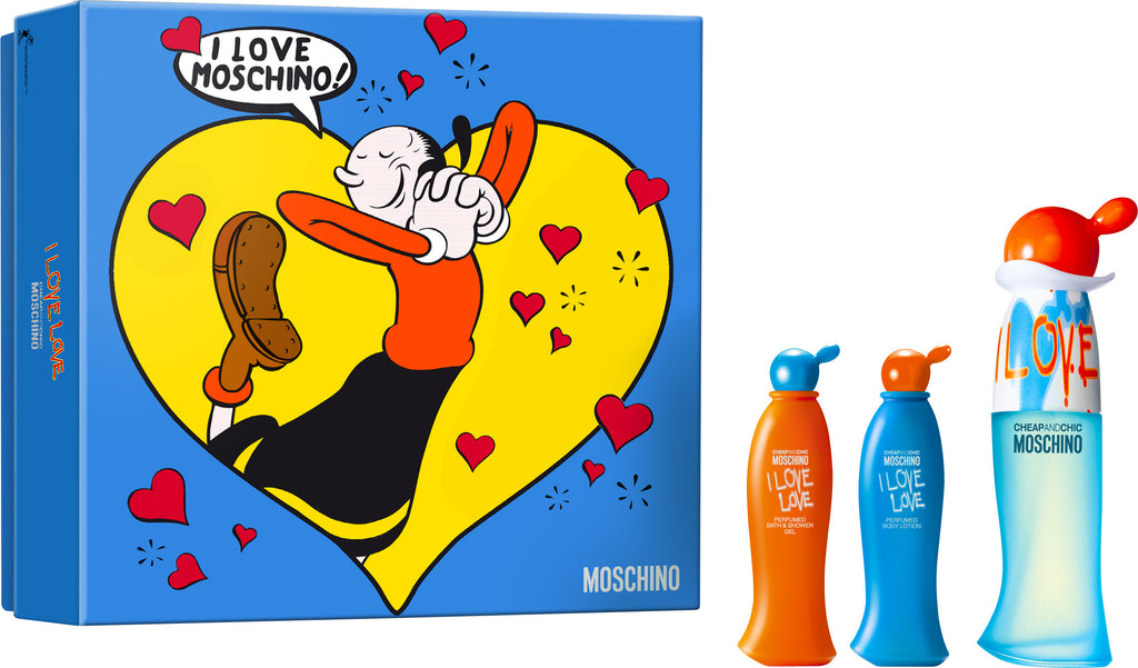 moschino i love love gift set