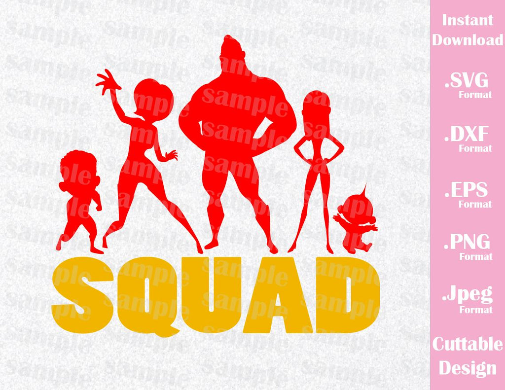 Download The Incredibles Family Quote, Squad, Inspired Cutting File ...