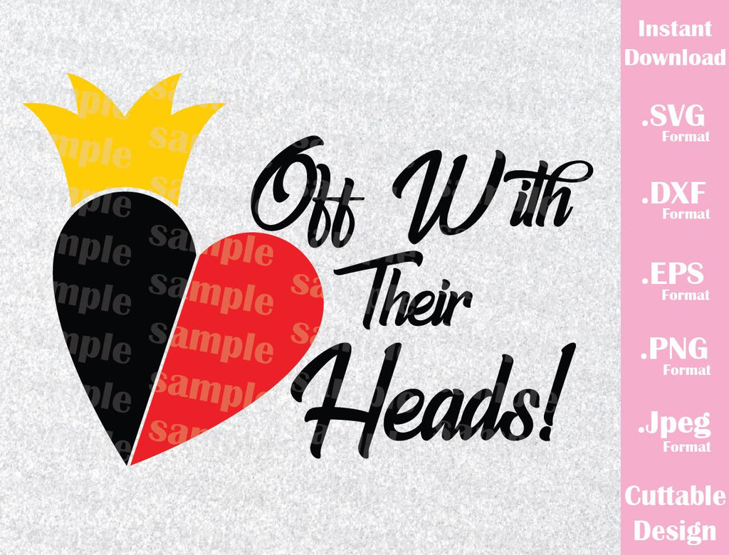 Download Queen of Hearts Quote, Alice in Wonderland Inspired Family ...