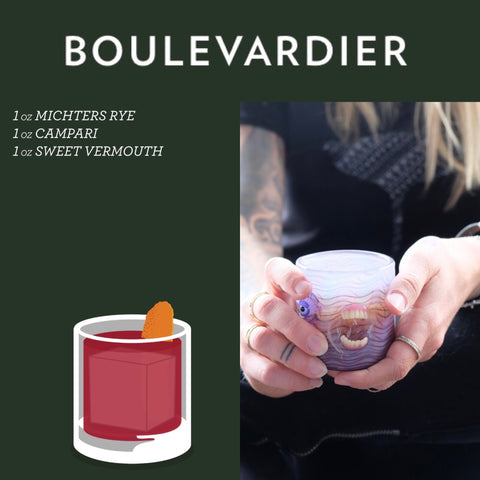 Boulevardier Cocktail Recipe Drinking Vessels