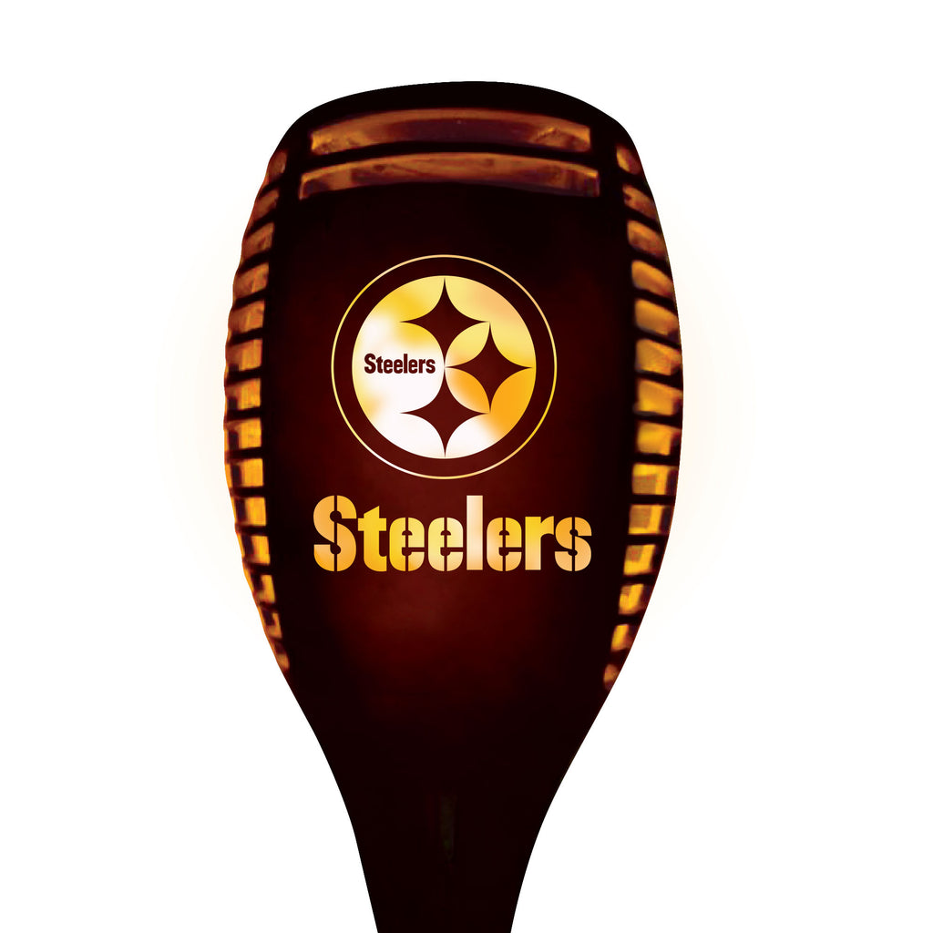 steelers solar lantern