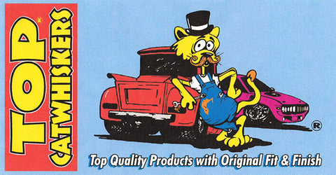 1965 C Body 4 Door Hardtop- Outside Only Window Felts, (Beltline, Fuzzies, Catwhiskers)